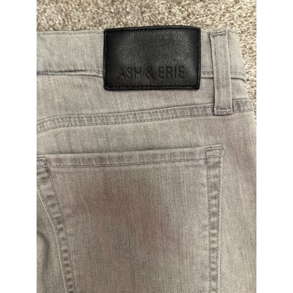 Ash & Erie Men's Light Gray Stone Wash Explorer Jeans, 31x28 - Picture 9 of 10